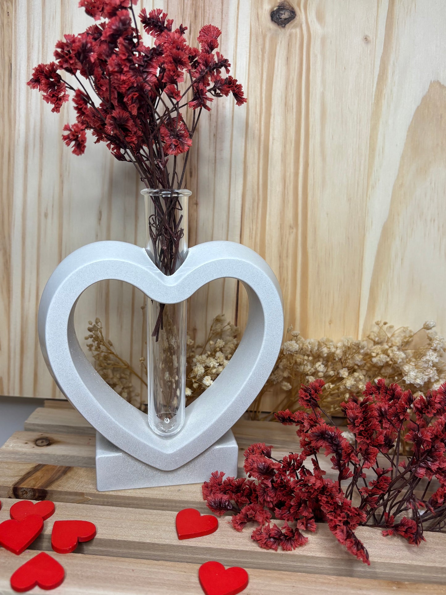 Soliflore coeur socle