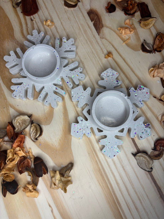 LOT 2 Flocons bougie