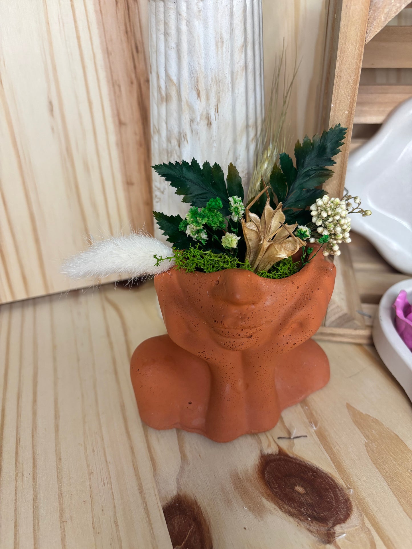 Vase demi-visage