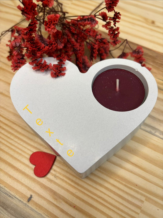 Porte bougie St Valentin