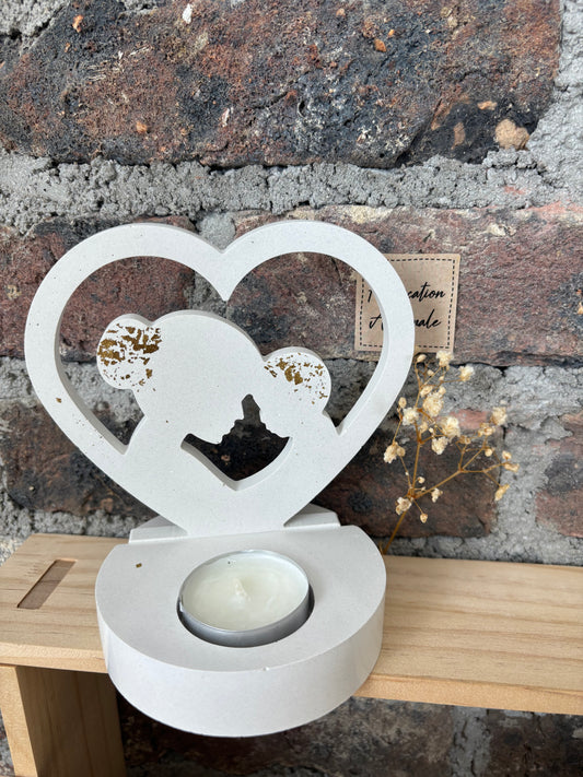 Porte bougie MERE-ENFANT